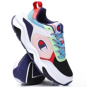 Champion Reverse Weave White 93Eighteen SP Block Sneakers